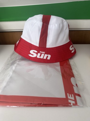 The sun england flag - sun, bucket