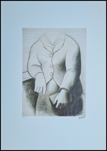 Pablo picasso seated - pablo, woman