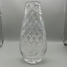 Vintage Heavy Glass Etched