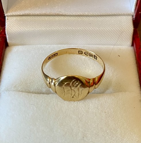 Vintage 18ct yellow - yellow, gold