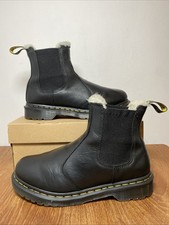 Dr. Martens Docs 2976 Leonore Black Burnish Leather Chelsea Boots UK 7 EU 41