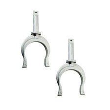 2Pcs Aluminum Boat Oarlock Oar