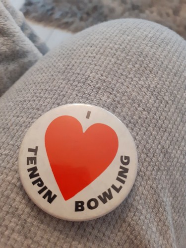 Tenpin bowling vintage badge - tenpin,