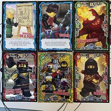 6x Lego Ninjago Masters of Spinjitzu Cards