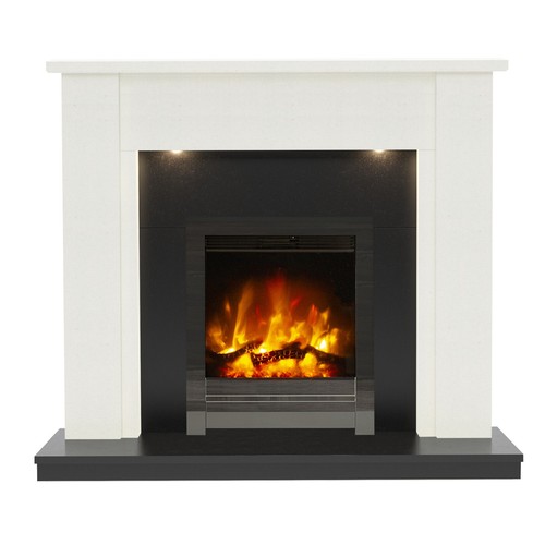 Elda white black granite - 48",