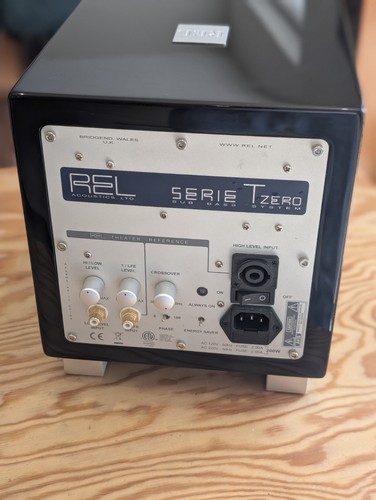 Rel zero subwoofer - zero, black