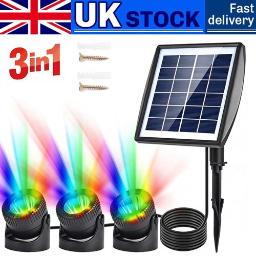 Solar powered pond - lights, in