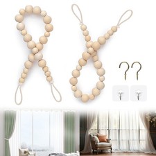 Curtain tie backs featuring