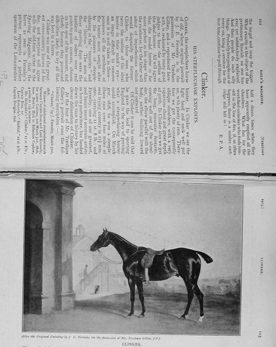Original old antique print - old,