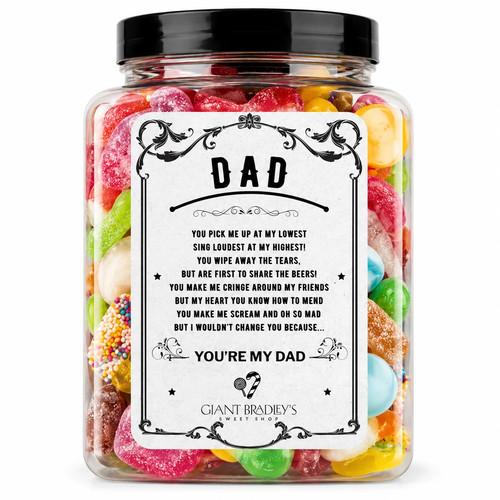Dads sweet jar from - jar,