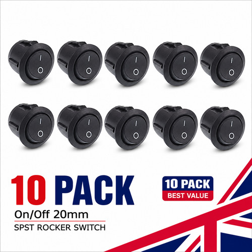 Off black round - black, rocker
