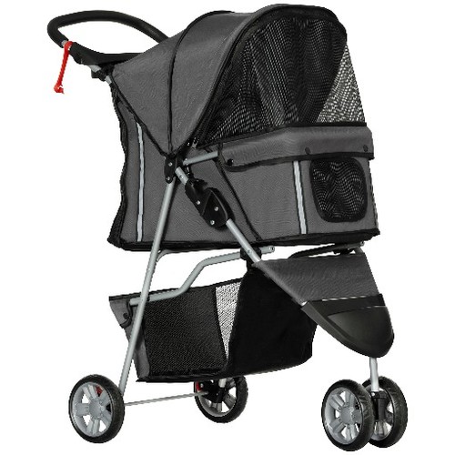 Charcoal grey pawhut wheel - grey,