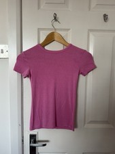 zara pink short sleeve t shirt