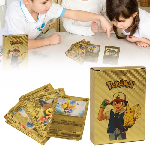 Pokemon card foil gold - card,