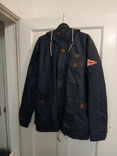 Mens Blue Waxed Adidas London