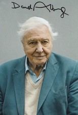 David Attenborough Hand Signed