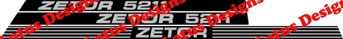 Zetor 5211 stickers decals - zetor,