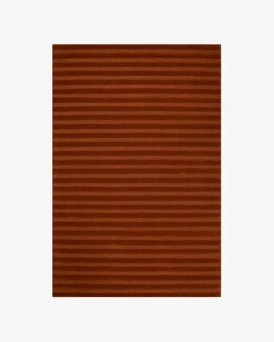 Burgundy hand tufted area - tufted, rug