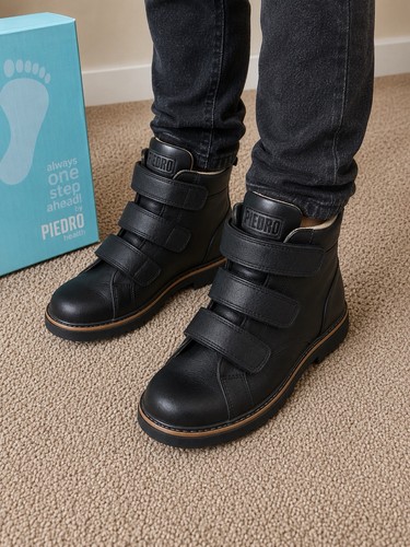 Piedro 2485 black leather - black,