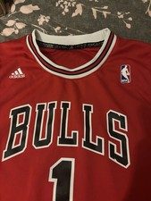 adidas Derrick Rose Chicago Bulls Basketball Top Vest L