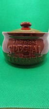 Vintage 1980’s Pearsons of Chesterfield Thorntons Special Toffee Storage Pot Jar