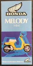 HONDA MELODY MINI NP50-D SCOOTER Sales Leaflet May 1983