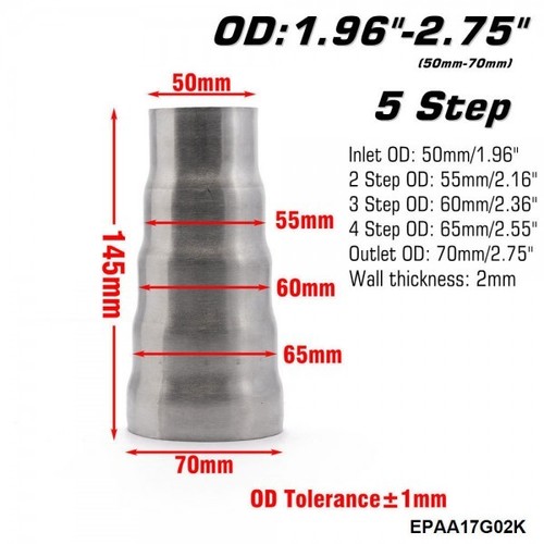 Step exhaust reducer - 5,