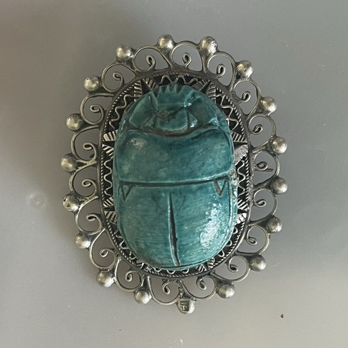 Signed silver ancient egyptian - signed,
