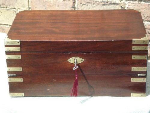 Georgian mahogany tri fold - georgian, tri-fold