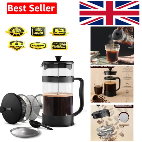 600ml black french press - 600ml,