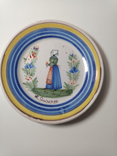 Henriot quimper plate 5m - quimper,