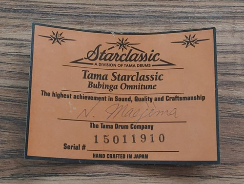 Tama starclassic bubinga - starclassic,