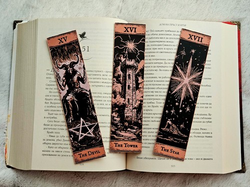Major arcana tarot bookmark - major,