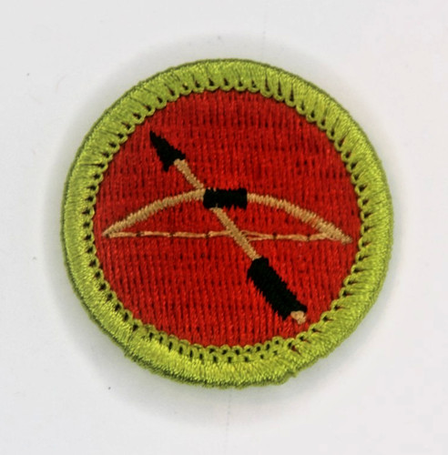 Archery merit badge boy - merit,
