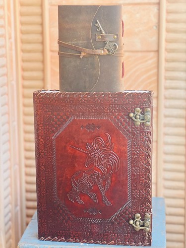 Leather ring binder - leather,