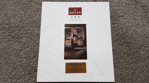Rover 200 cabriolet sales - 200,