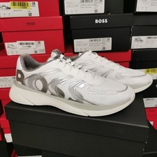 Mens hugo boss dean runn white