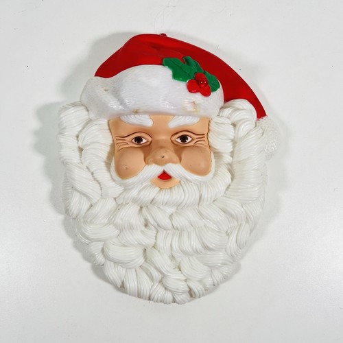 Santa face flashing light wall - flashing,