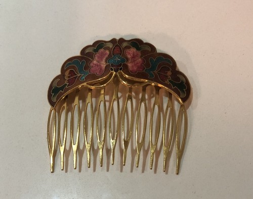 Vintage cloisonné hair - vintage,
