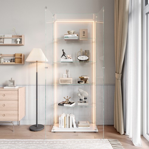 Glass display cabinet with - display,
