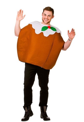 Giant cristmas pudding costume - giant,