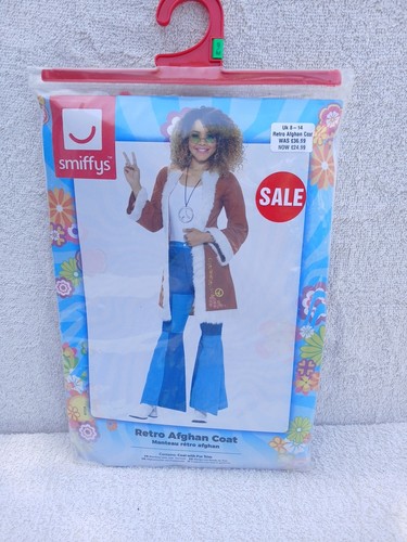 Retro afghan coat - coat,