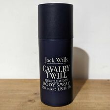 Jack Wills Cavalry Twill 150ml Body Spray Aerosol Deodorant Discontinued New