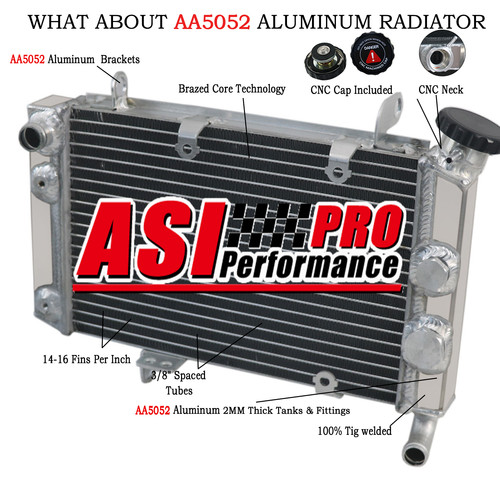 Replacement aluminium radiator - aluminium,