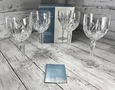 Set of 4 MARQUIS by WATERFORD BROOKSIDE 12oz WINE GLASS 8½" CRYSTAL GOBLET w/box