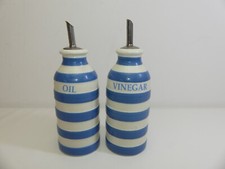 (ref288AU) Leonardo Home Blue White Vinegar Oil Pourers