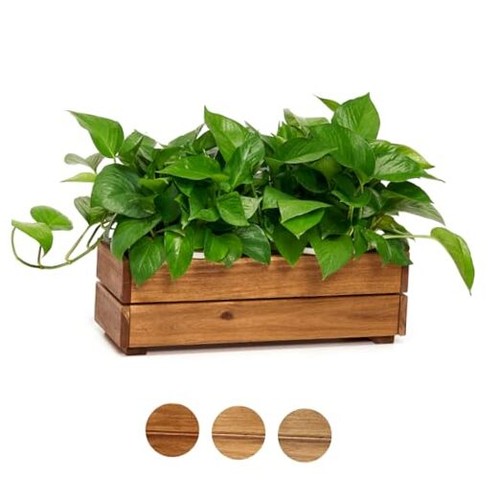 Premium wooden planter box - premium,