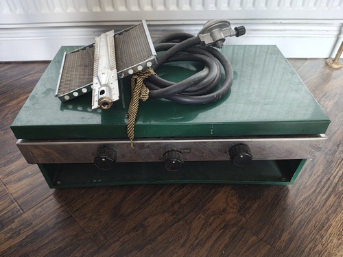 Green portable camping gas - portable,