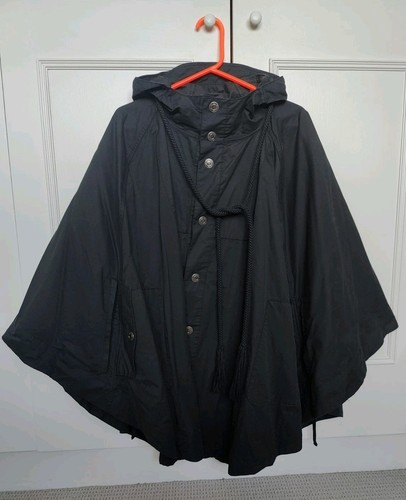 Part two black cape poncho - part,