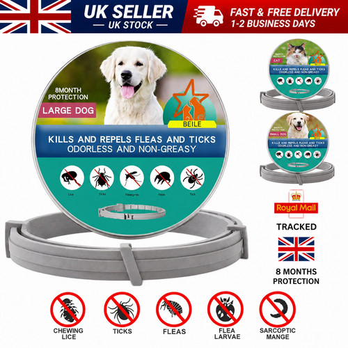 Dogs flea tick collar - collar, three